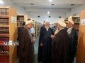 حضور حجت الاسلام والمسلمین محسنی اژه ای در مسجد مقدس جمکران / بازدید رئیس عدلیه از کتابخانه موسسه امام صادق (ع)