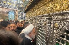 رئیس قوه قضائیه حرم حضرت معصومه(س) را زیارت کرد رئیس قوه قضائیه حرم حضرت معصومه(س) را زیارت کرد