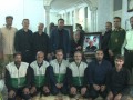 تجلیل کارکنان دادگستری قم از خانواده شهید