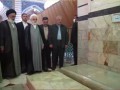 تشرف رییس قوه قضائیه به زیارت حرم مطهر حضرت فاطمه معصومه سلام الله علیها