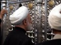 حضور اژه ای در حرم حضرت معصومه (س) و مزار شهیدان لاریجانی، موسوی و علمای مرحوم + فیلم
